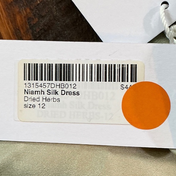 Reformation Niamh Silk Maxi Dress Green 12 NWT - Picture 7 of 12